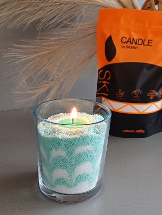 ✨ S touto sypkou svíčkou od Candle by SKINNY je změna designu hračka! Vytvořte si jedinečný vzor.🕯️ Těšíme se na vaše...